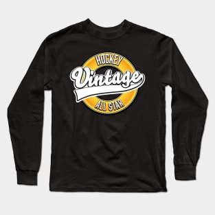 Hockey Vintage All Star logo Long Sleeve T-Shirt